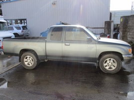 1996 TOYOTA T100 GREEN XTRA CAB 3.4L MT 2WD Z17584